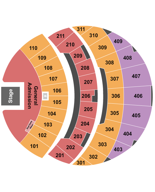 The Sphere Dead & Company Seating Chart